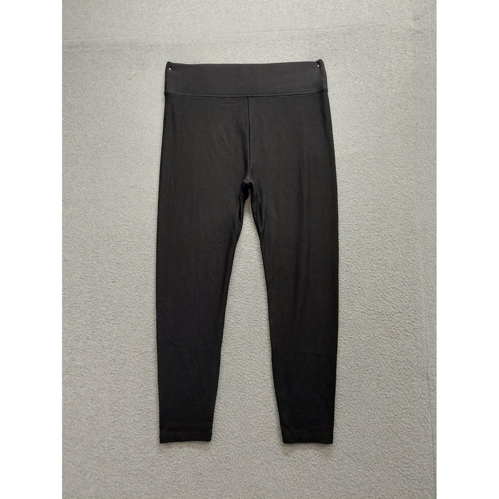 Lou & Gray Women Legging L Black High Waist Pull On Stretch Yoga Gym Performance